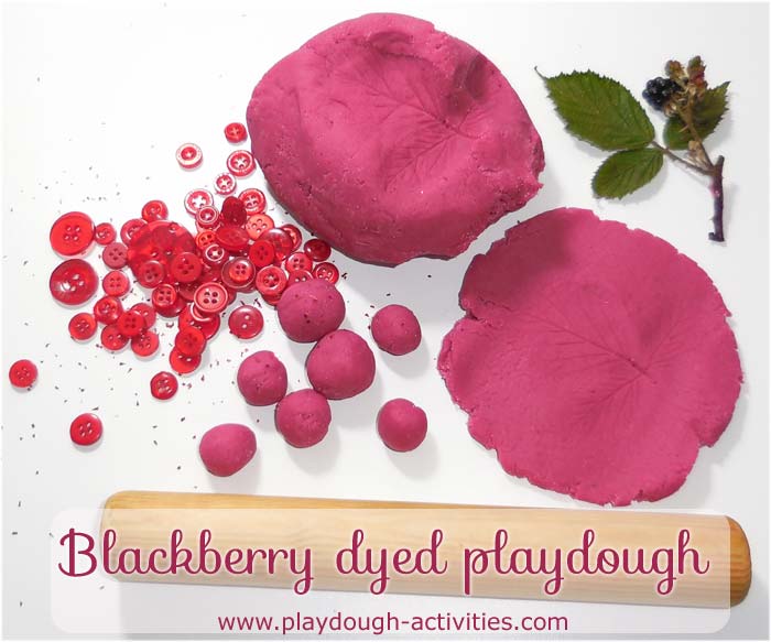 Mixing slime with outdoor play: how to dye it with berries