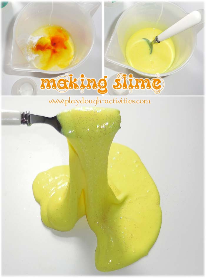 Borax Free Slime? Making Slime with Contact Lens Solution